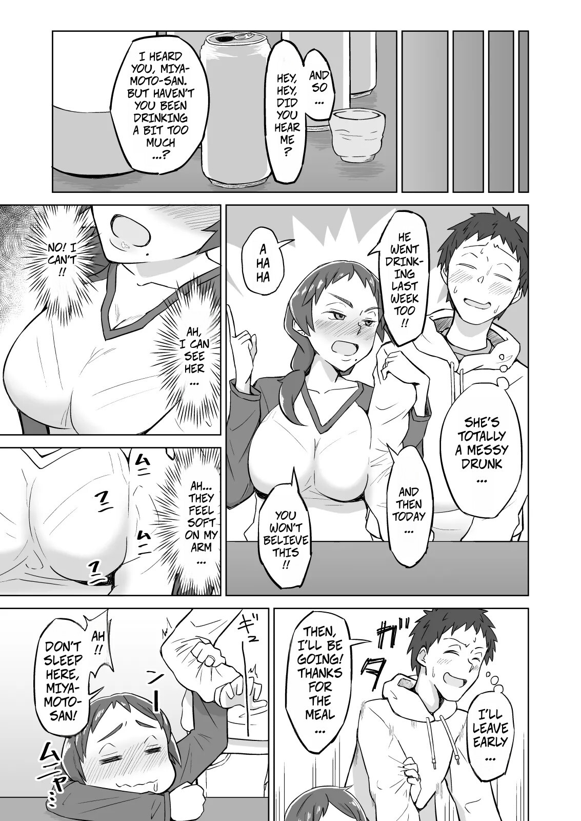 Hentai Manga Comic-The Frusterated Wife Next Door Invited Me To Dinner And We Ended Up Having Sex-Read-4